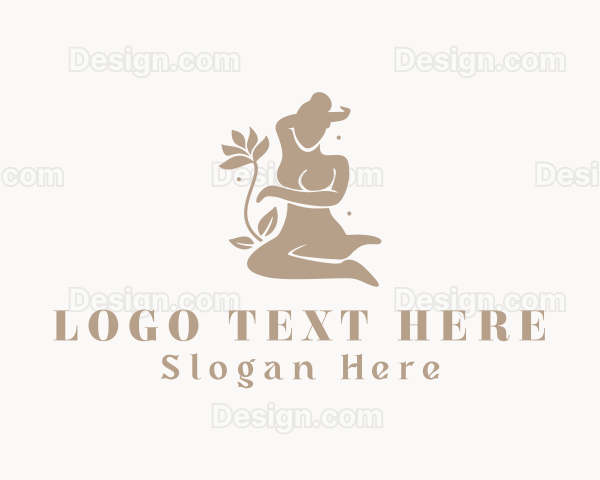 Woman Flower Spa Logo