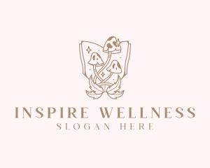 Wellness Medicine Mushroom  logo design