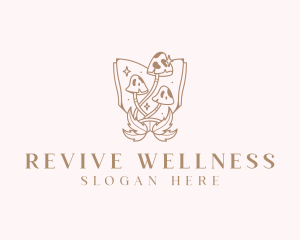 Wellness Medicine Mushroom  logo design