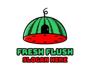 Dome Watermelon Door logo design