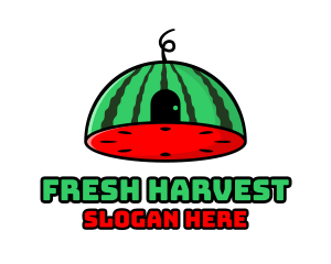 Dome Watermelon Door logo design