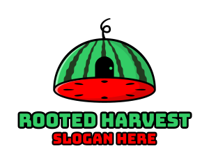 Dome Watermelon Door logo design