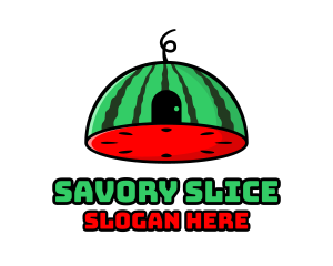 Dome Watermelon Door logo design