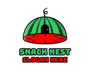 Dome Watermelon Door logo design