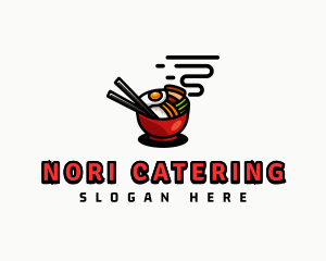 Asian Bibimbap Bowl logo design