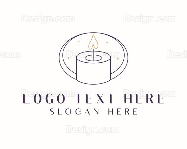 Candlelight Decor Candle Logo