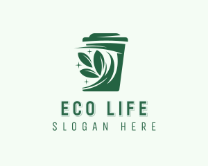 Eco Trash Can logo design