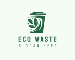 Eco Trash Can logo design