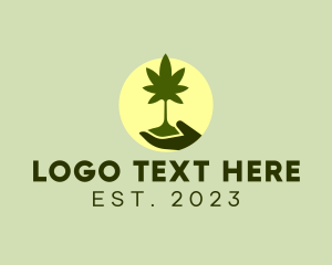 Marijuana Plant Seedling  logo