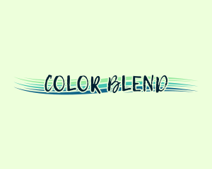 Colorful Brush Texture logo design