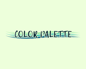 Colorful Brush Texture logo design