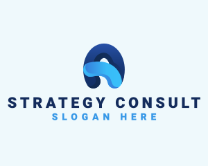 Creative Advertising Consult Letter A logo