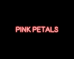 Pink Neon Sign logo design