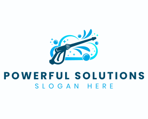 Pressure Wash Cleaner logo design