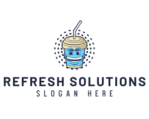 Soda Drink Refreshment logo design