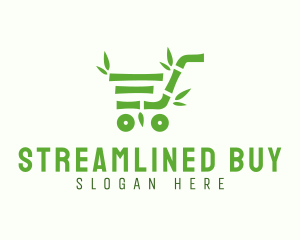 Bamboo Shopping Cart logo design