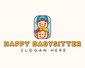 Kids Children Daycare logo design