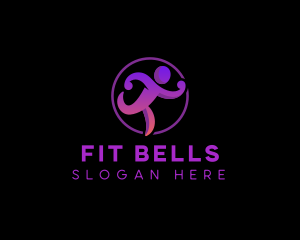 Fitness Running Gym logo design