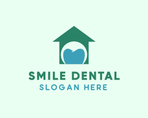 Tooth House Dentist logo design