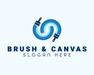 Painting Paint Brush logo