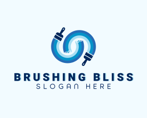 Painting Paint Brush logo design