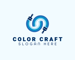Painting Paint Brush logo