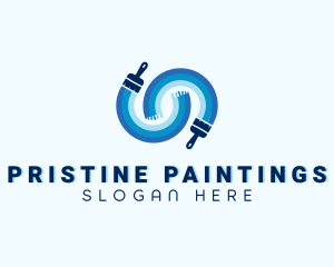 Painting Paint Brush logo design