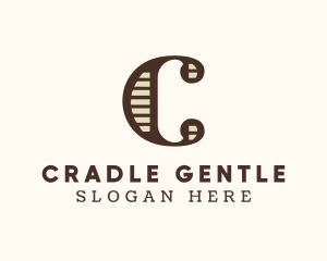 Antique Style Letter C logo design