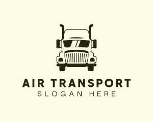 Trailer Truck Shipping Cargo  logo design