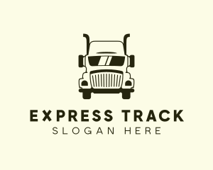 Trailer Truck Shipping Cargo  logo design