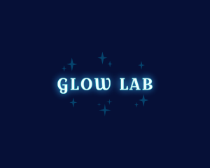 Glowing Stars Wordmark logo