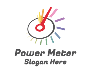 Colorful Speedometer Gauge logo