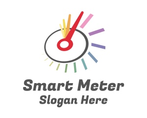 Colorful Speedometer Gauge logo