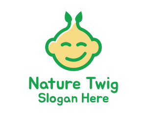 Nature Happy Baby logo design