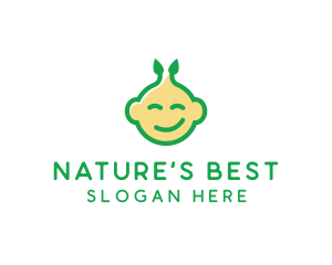 Nature Happy Baby logo design