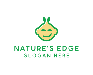 Nature Happy Baby logo design