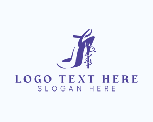 Stylish Stiletto Shoe logo