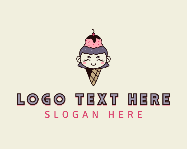 Ice Cream logo example 3