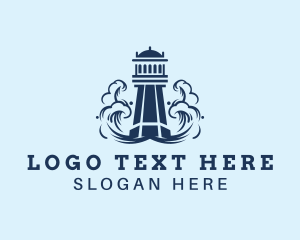 Coastal Ocean Lighthouse logo