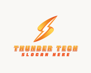 Thunder Power Electricity logo design