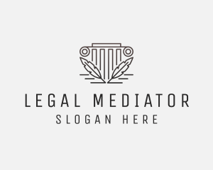 Law Firm Pillar Judicial  logo design