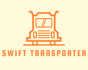 Orange Truck Courier logo