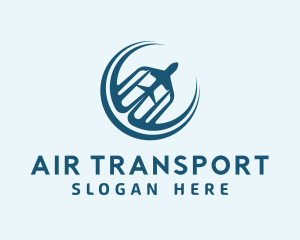 Airplane Jet Rental logo design