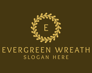 Elegant Wreath Nature logo design