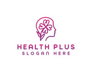 Flower Mental Health logo design