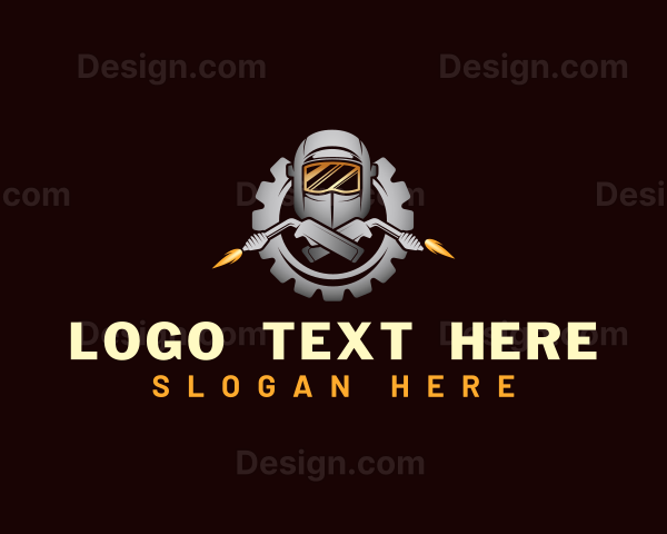 Industrial Metal Welding Logo