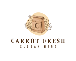 Vegetable Grocery Bag logo design