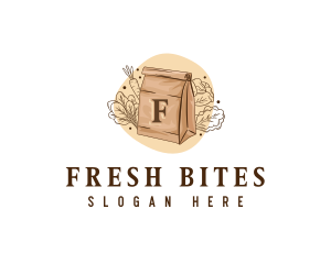 Vegetable Grocery Bag logo design