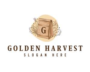 Vegetable Grocery Bag logo design