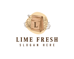 Vegetable Grocery Bag logo design